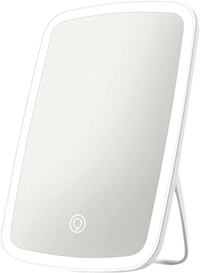 مرآة مكياج بإضاءة - أبيض - Image 1